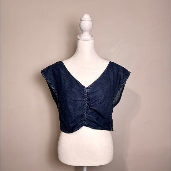 Rachel Comey Denim Pier Top - Size 4 - Picture 3 of 8
